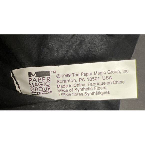 Paper Magic Group Hanging Grim Reaper Skeleton Prop Cape Halloween 14" Decor - Picture 4 of 4